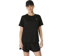 Maglia a maniche corte asics core run black da donna