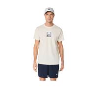 ASICS Court Core Graphic Tee Cream Male Size 2XL