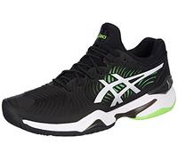 Asics Court FF 2, Scarpe da Tennis Uomo, Black/Green Gecko, 39.5 EU