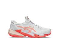 ASICS Court FF 3 Clay, Sneaker Donna, Bianco/Corallo Sole, 39.5 EU
