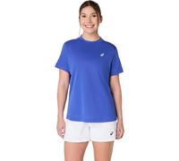 Maglietta Donna Asics Court Short Sleeve - dark cobalt - Blu (S)