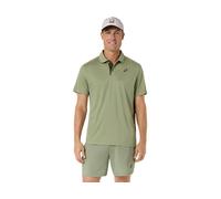 ASICS Court Polo Khaki Green Male Size XS