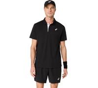 Polo da tennis da uomo Asics Court - performance black - Nero (XL)