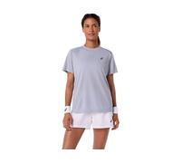 Maglietta Donna Asics Court Short Sleeve - grey blue - Blu (M)