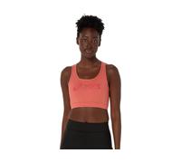 ASICS Essential Logo Padded Bra Dark Pink Clay FeMale Size XL