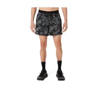 ASICS Fujitrail All Over Print 5in Short Performance Black / Carbon / Cream Male Size M