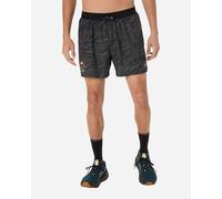 Asics Fujitrail All Over Print M - Short Running - Uomo - Nero XL