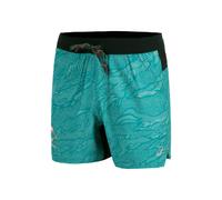 Pantaloni corti ASICS Fujitrail All Over Print 5In verde bluastro - S