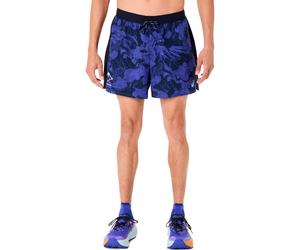ASICS Fujitrail AOP 5in Pantaloncini da corsa Uomini - blu scuro,