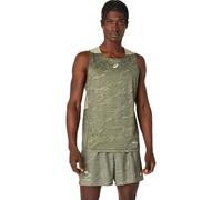 ASICS Fujitrail Singlet Mantle Green / Khaki Male Size S