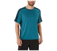 ASICS Fujitrail Elite Ss Top Atlantis Blue / Saxon Green Male Size M