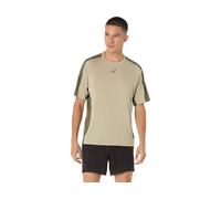 ASICS Fujitrail Elite Ss Top Khaki / Mantle Green Male Size XS