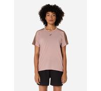 ASICS Fujitrail Elite Ss Top Neutral Pink / Taupe Grey FeMale Size M