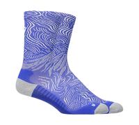 ASICS Fujitrail Graphic Crew Sock Cobalt Burst / Cream Unisex Size L