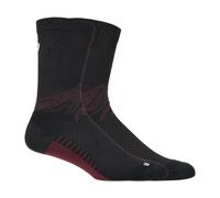 ASICS Fujitrail Graphic Crew Sock Dark Aubergine / Black Unisex Size XL