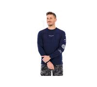 ASICS Fujitrail Logo Ls Top Midnight / Cobalt Burst / Cool Grey Male Size L