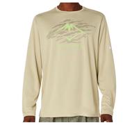 Asics - Fujitrail Logo L/S Top - Maglia da corsa L beige