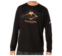 Asics - Fujitrail Logo L/S Top - Maglia da corsa M nero