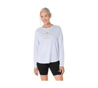 ASICS Fujitrail Logo Ls Top Blue Fade FeMale Size L