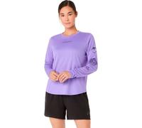 Asics Maglia da corsa Fujitrail Logo L/S Top manica lunga logo lilla Donna Taglia S