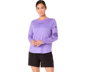 ASICS Fujitrail Logo Ls Top W - Donna - Viola - Taglia S- modello 2026