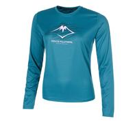 Maglia ASICS Fujitrail Logo manica lunga blu rosa donna - XS