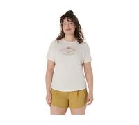 ASICS Fujitrail Logo Ss Top Cream FeMale Size L