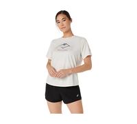 Asics - Women's Fujitrail Logo S/S Top - Maglia da corsa XS grigio