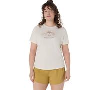 ASICS Fujitrail Logo Ss Top Cream FeMale Size L