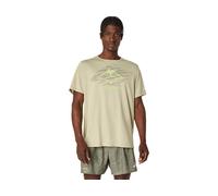 ASICS Fujitrail Logo Ss Top Khaki Male Size XL