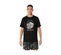 ASICS Fujitrail Logo Ss Top Performance Black / Cream / Carbon Male Size M