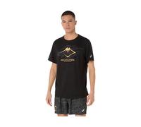 ASICS Fujitrail Logo Ss Top Performance Black Male Size L