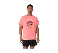 ASICS Fujitrail Logo Ss Top Sun Coral Male Size M