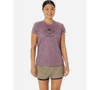 Asics Fujitrail Logo Ss W - T-shirt Running - Donna - Viola XS