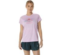 Asics Fujitrail Logo W - maglia trail running - donna L Violet woman