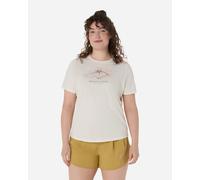 ASICS Fujitrail Logo Ss Top Cream FeMale Size S