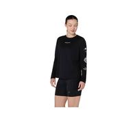 Asics - Women's Fujitrail Logo L/S Top - Maglia da corsa XL nero