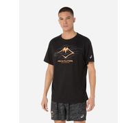 ASICS Fujitrail Logo Ss Top - Uomo - Nero - Taglia L- modello 2025