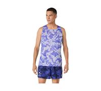 ASICS Fujitrail Singlet Cobalt Burst / Cream Male Size XS
