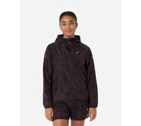 Asics - Women's Fujitrail Packable Jacket - Giacca da corsa L nero/grigio