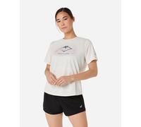 Asics - Women's Fujitrail Logo S/S Top - Maglia da corsa L grigio