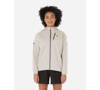 ASICS Fujitrail Elite Waterproof Jacket Cream FeMale Size XS