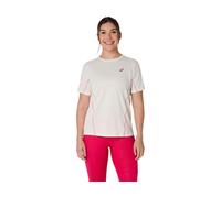 ASICS Game All Over Print Ss Top Cream FeMale Size S