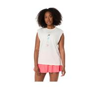 ASICS Game Seasonal Graphic Top Cream FeMale Size XL