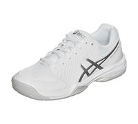 Asics Gel-Dedicate 5, Scarpe da Tennis Donna, Bianco (White / Silver), 41.5 EU