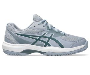 ASICS Gel - Game Gs Grey Blue / Ironclad Kids Size 37.5
