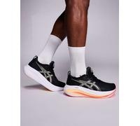 Asics - Gel-Nimbus 27 - Sneakers da corsa nere e kaki-Nero 39