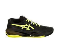 ASICS GEL-RESOLUTION X CLAY Scarpa per terra rossa Uomini-nero, giallo neon in nero, Taglia: 40