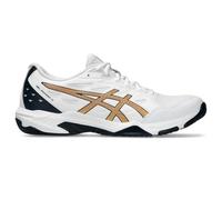 ASICS Gel-Rocket 11, Sneaker Uomo, Bianco/Oro Puro, 44.5 EU