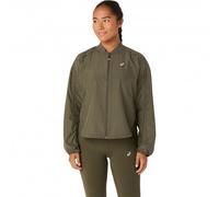 Asics - Women's Nagino Run Adjustable Jacket - Giacca da corsa M olivia/marrone